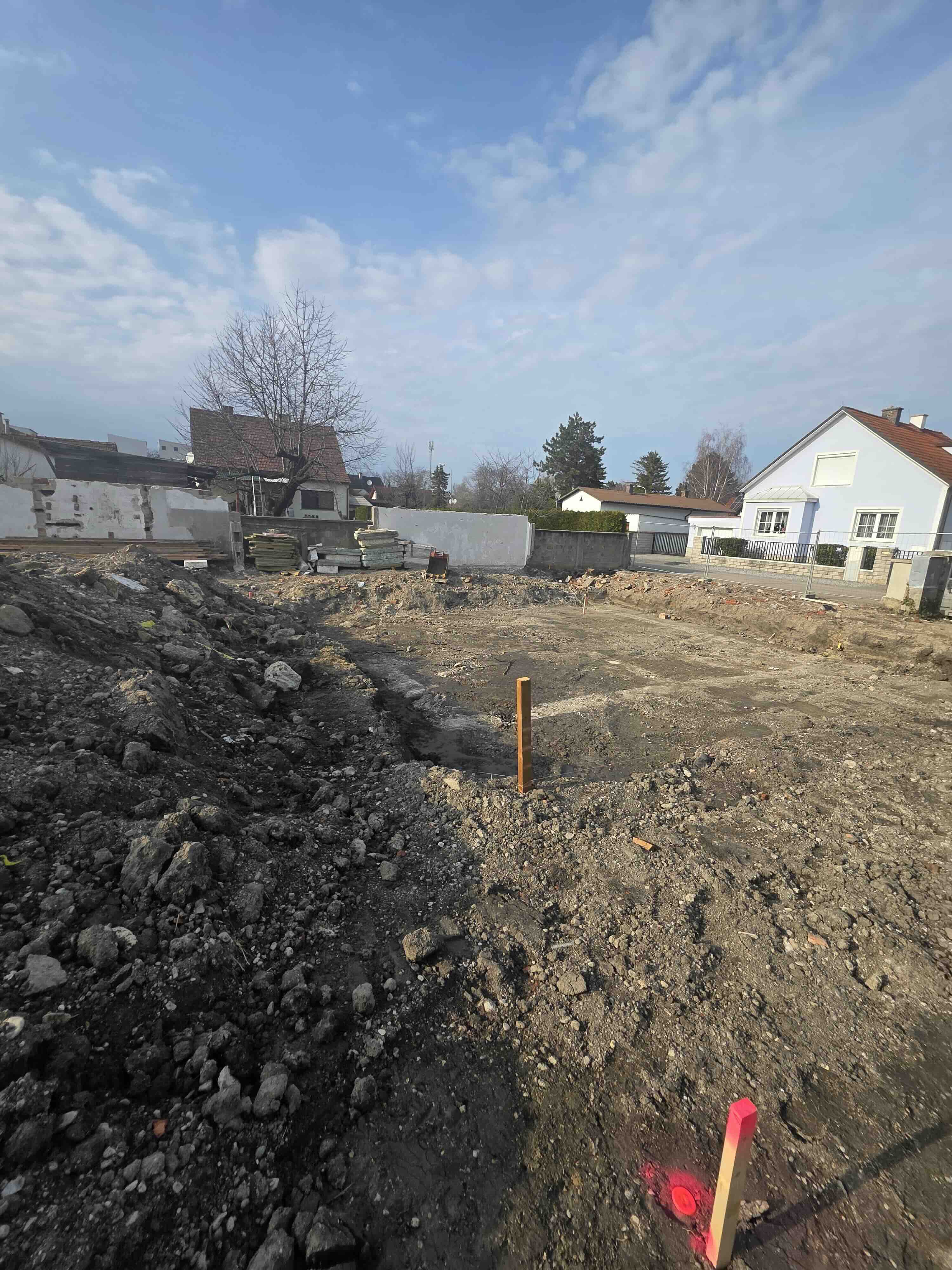 Site preparation — Unterwaltersdorf