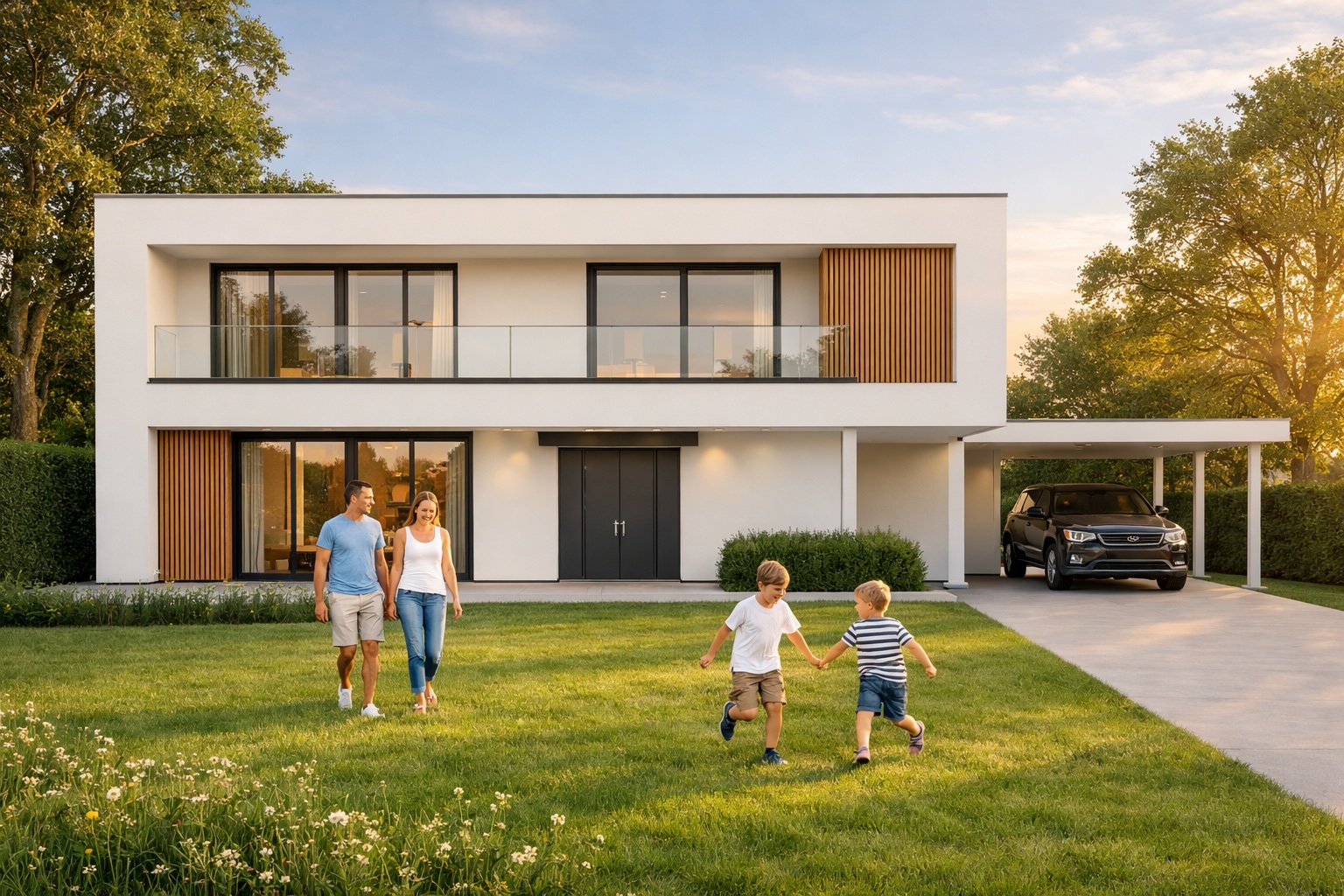 Two single-family homes in Unterwaltersdorf, Lower Austria
